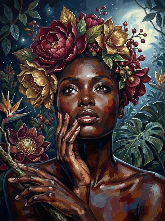 Moonlit Floral Goddess (120 Colours)