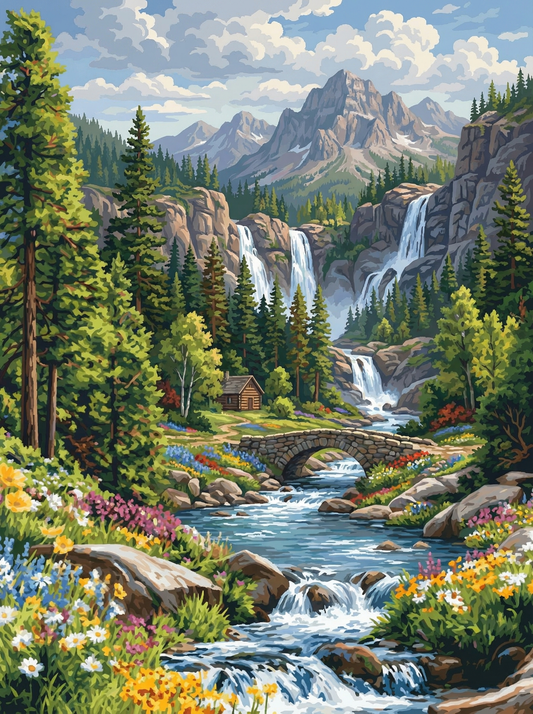 Forest Falls Peaceful Haven (120 Colours)