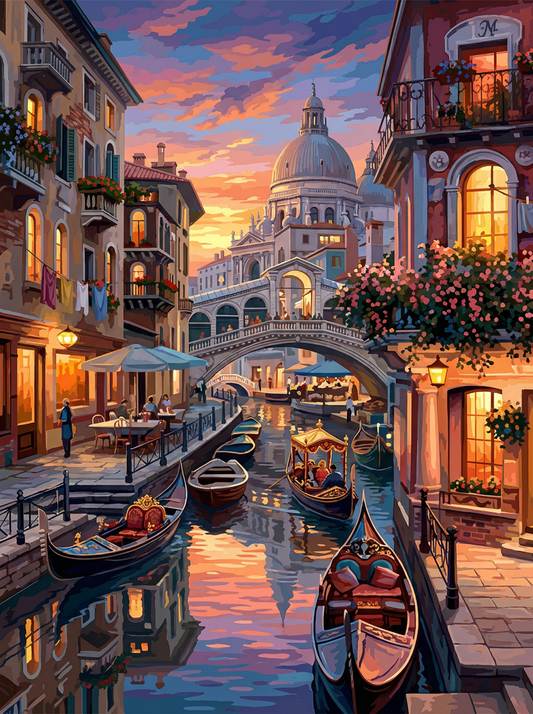 Venice Twilight Canal (120 Colours)