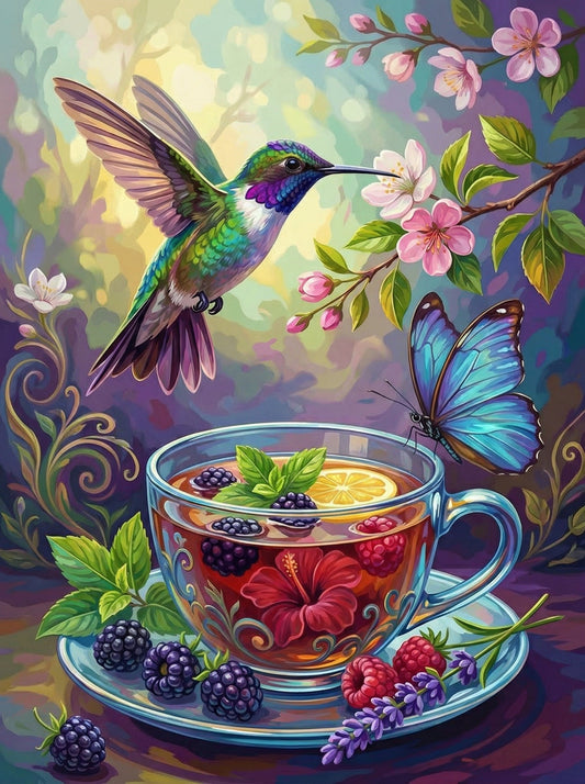 Hummingbird Berry Tea (80 Colours)