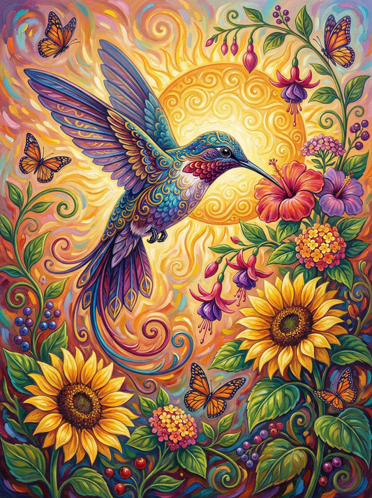 Hummingbird Sunflower Magic (80 Colours)