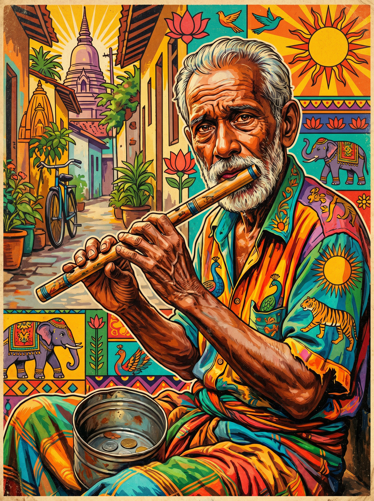Indian Flute Elder (80 Colours)