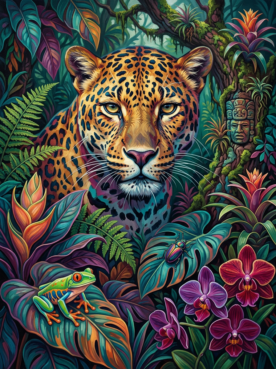 Jungle Leopard Mystique (120 Colours)