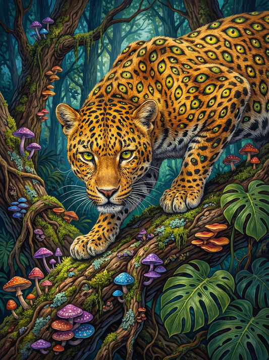 Jungle Leopard Wildlife (120 Colours)