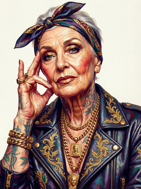 Leather Jacket Cool Pose (120 Colours)