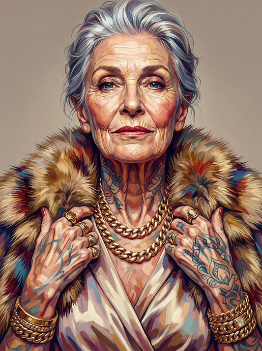 Luxe Fur And Gold (120 Colours)
