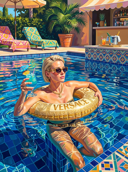 Luxury Poolside Cocktail (120 Colours)