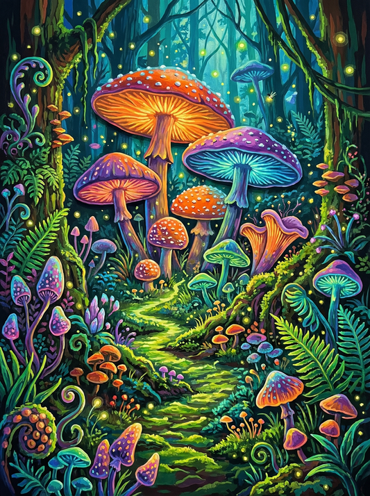 Magical Glowing Mushrooms (120 Colours)
