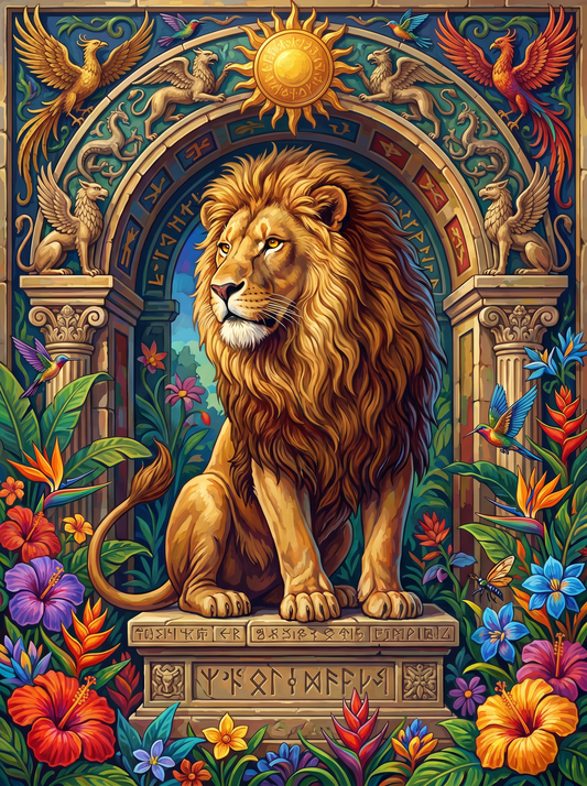 Majestic Lion Throne (80 Colours)