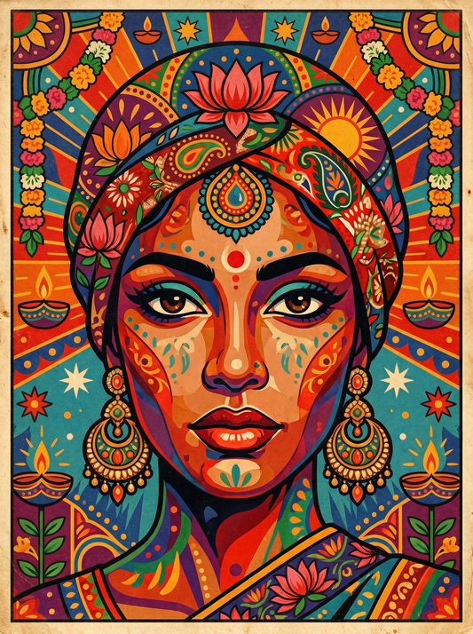 Mandala Goddess Portrait (120 Colours)