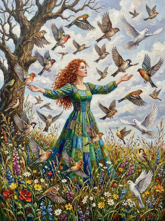 Meadow Girl Birds (120 Colours)