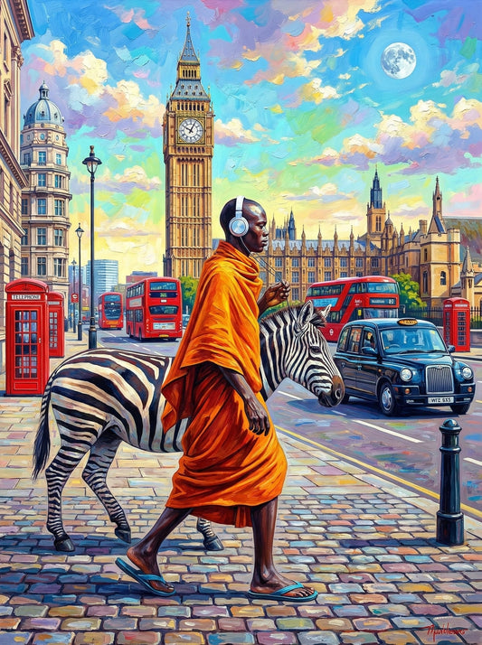 Monk Zebra London Streets (120 Colours)