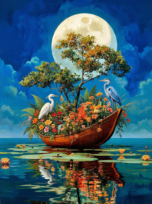 Moonlight Heron Sanctuary (80 Colours)
