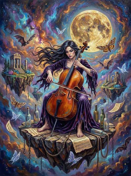 Moonlit Cellist Mystique (120 Colours)