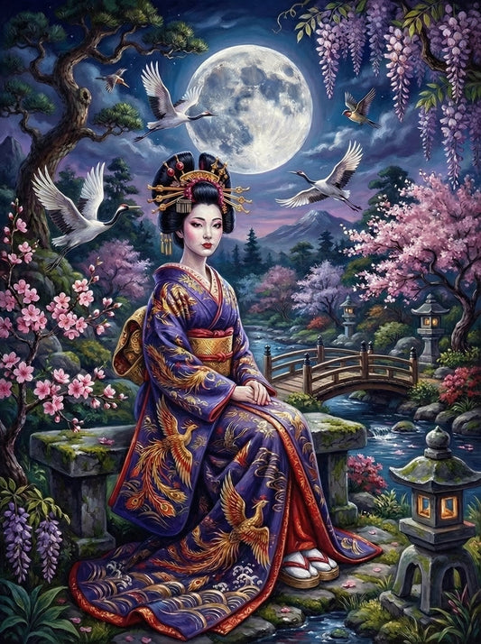 Moonlit Geisha Garden (120 Colours)