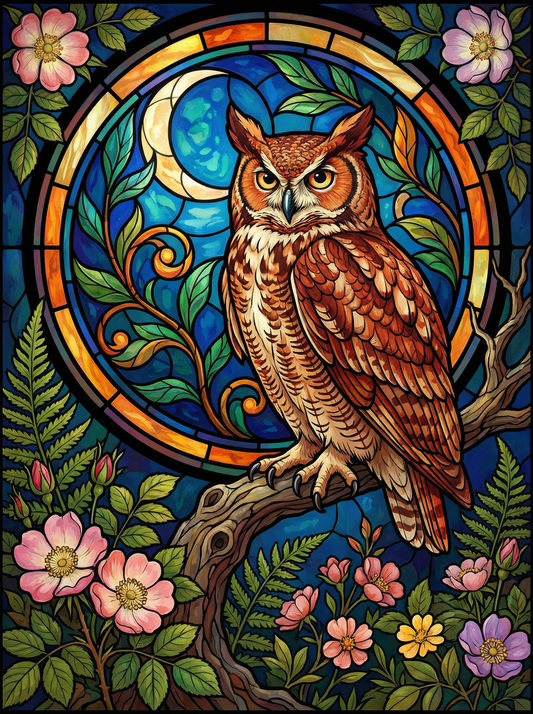 Moonlit Owl Garden (80 Colours)