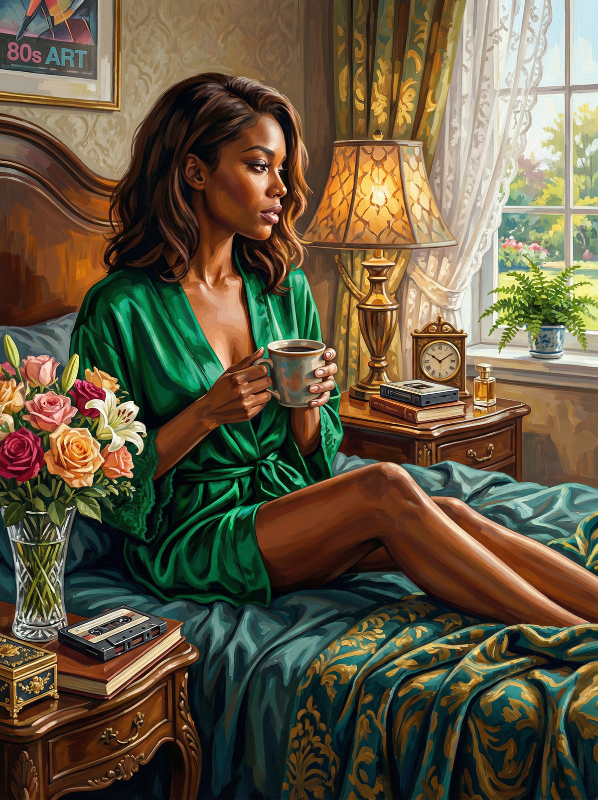 Morning Coffee Elegance (80 Colours)