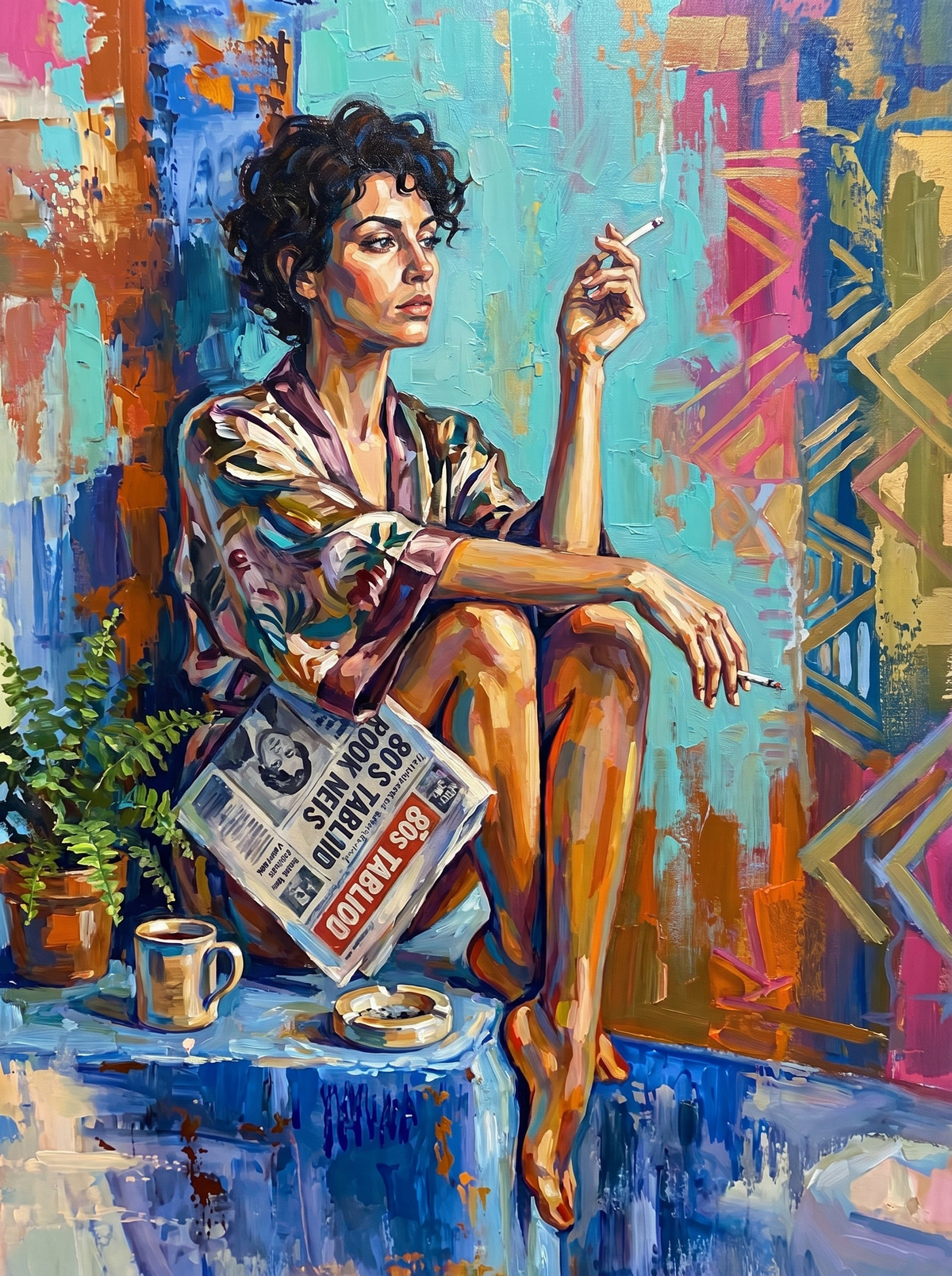 Morning Paper And Coffee (120 Colours)