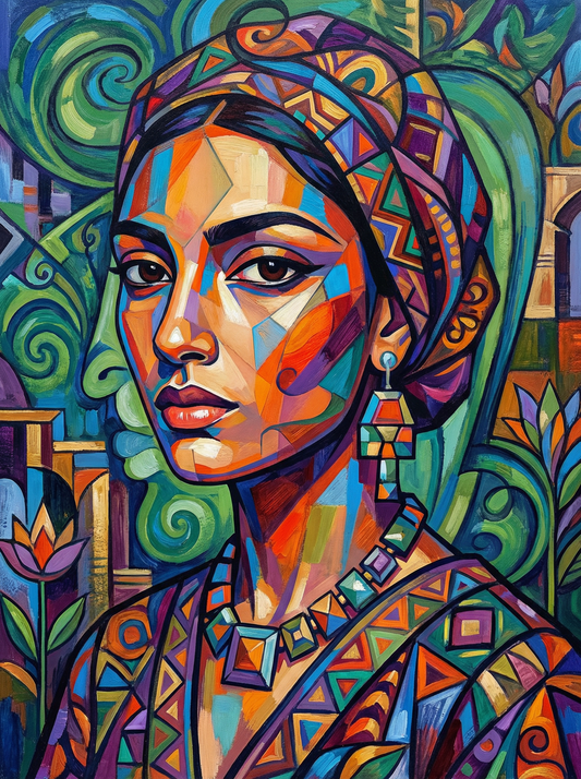 Mosaic Ethnic Woman (120 Colours)