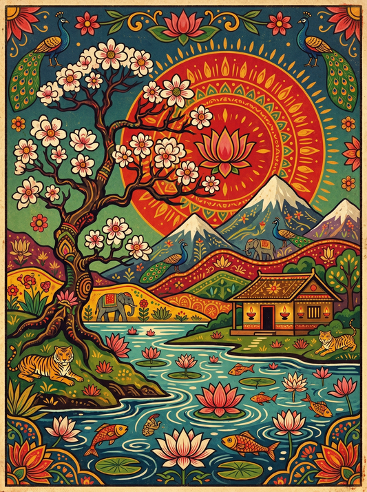Mount Fuji Blossoms (80 Colours)