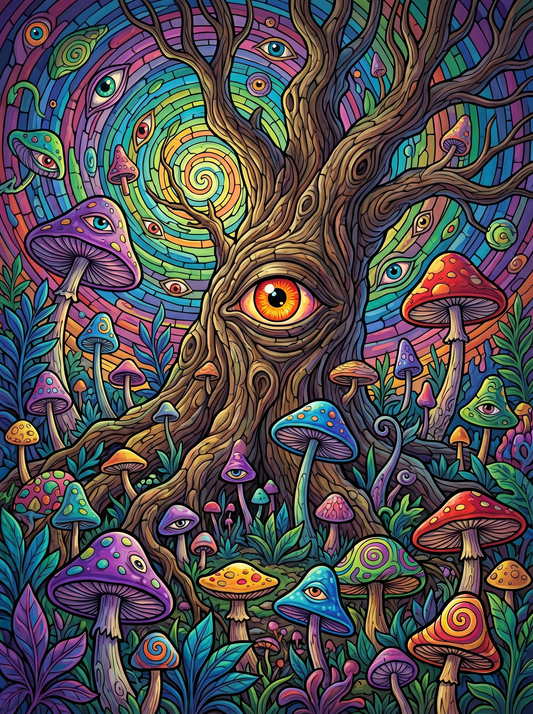 Mystical Tree Mushrooms (120 Colours)