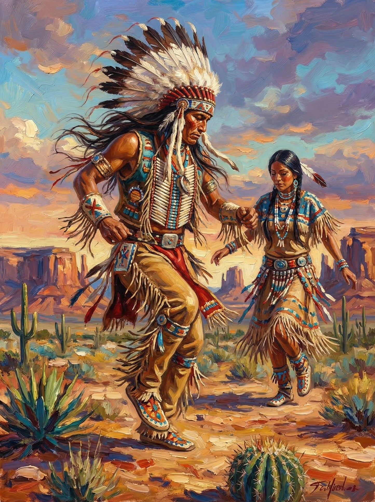 Native American Chief Headdress (120 Colours)