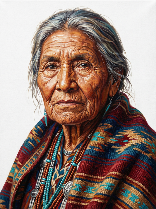 Native Elder Woven Blanket (120 Colours)