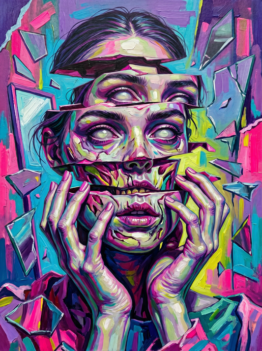 Neon Explosion Woman (120 Colours)
