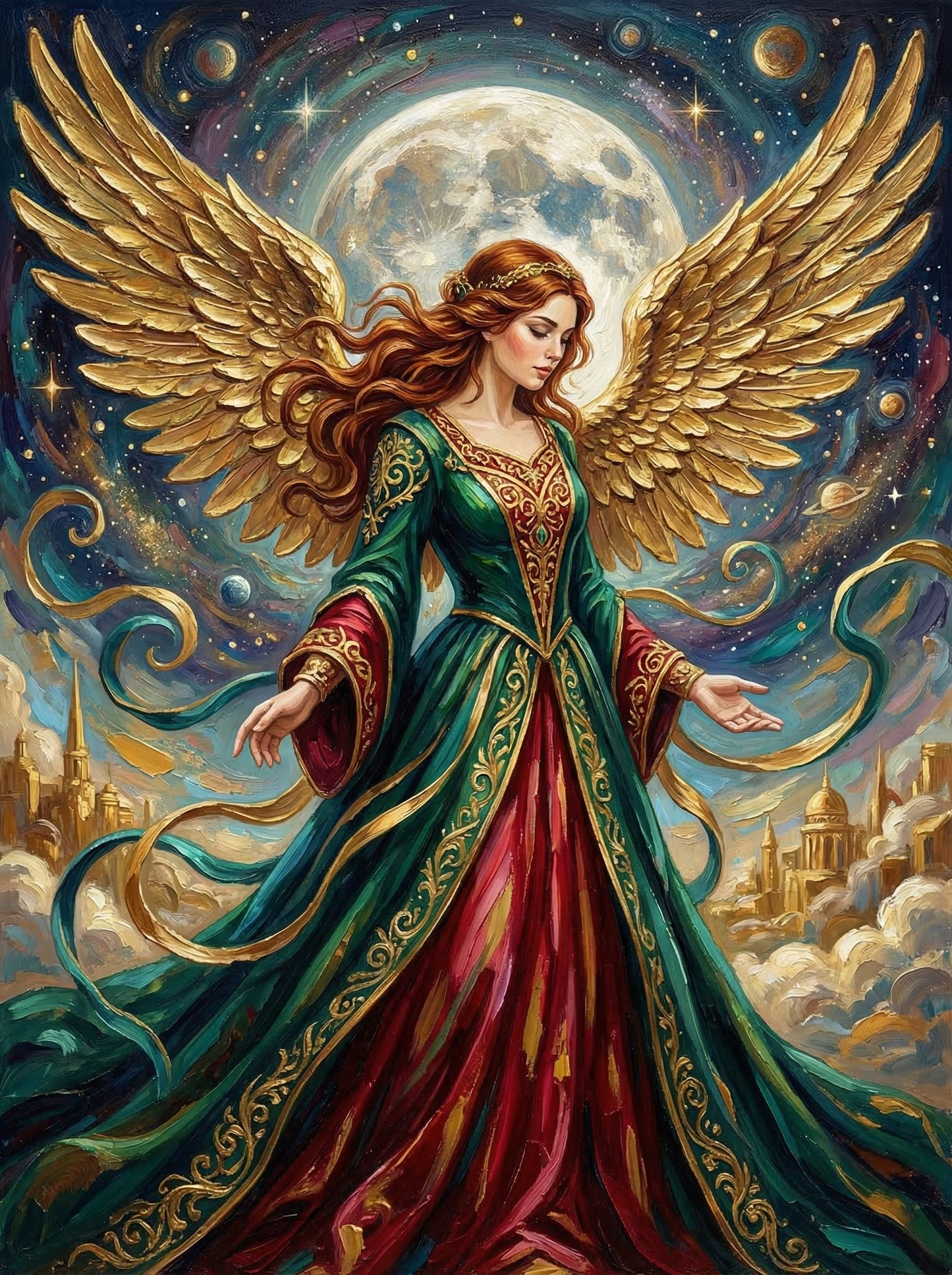 Ornate Celestial Angel Goddess (120 Colours)