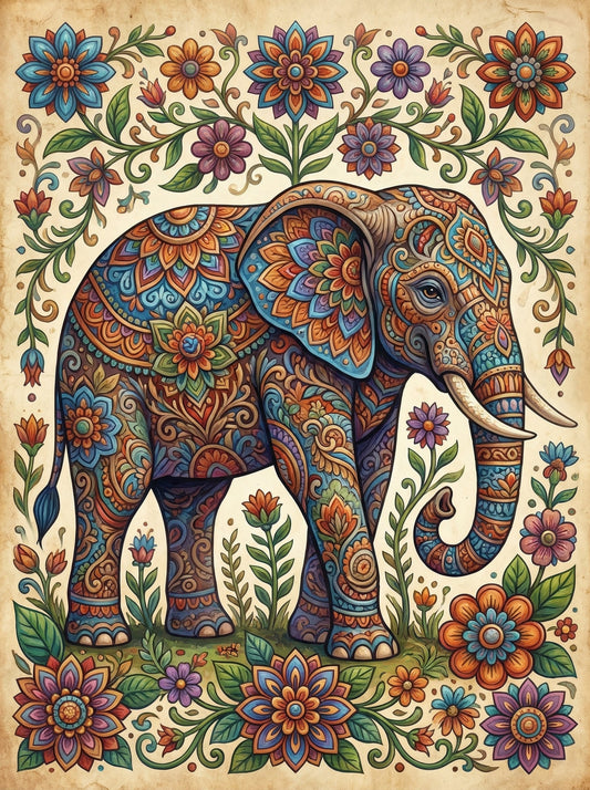 Ornate Elephant Blessings (80 Colours)