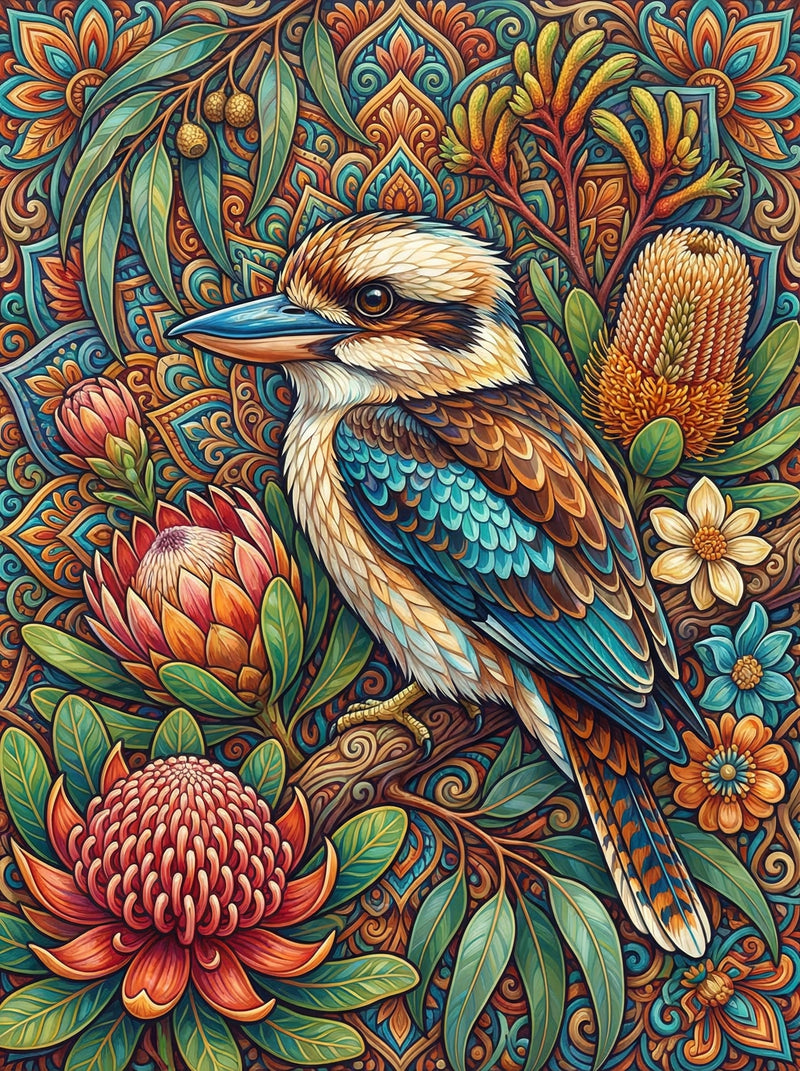 Ornate Kookaburra Garden (80 Colours)