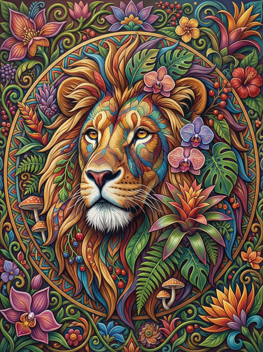 Ornate Lion Jungle (120 Colours)