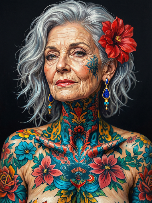 Ornate Tattooed Matriarch (80 Colours)