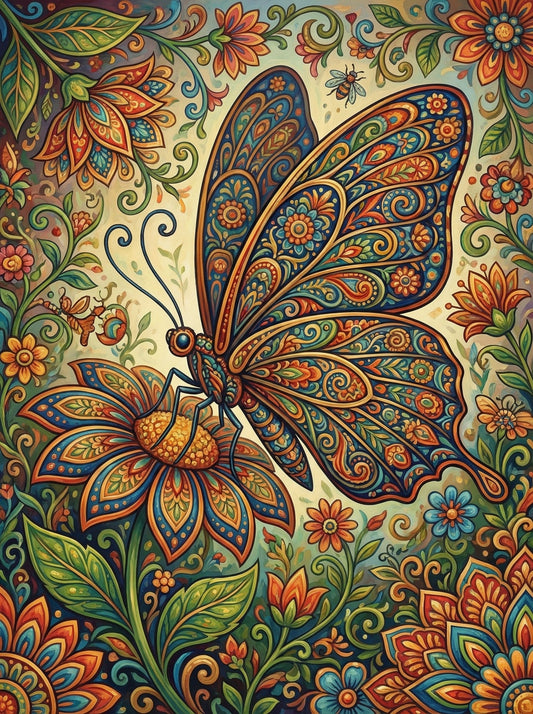 Paisley Butterfly Bloom (120 Colours)