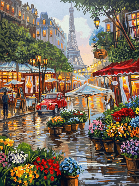 Parisian Flower Market Stroll (120 Colours)