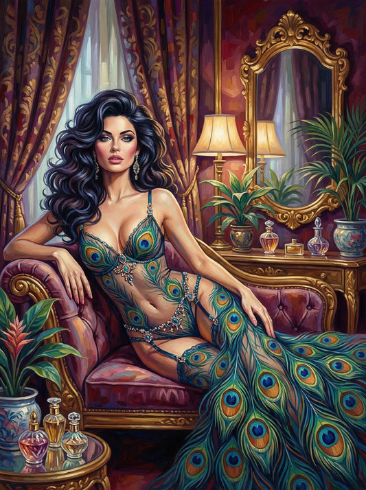 Peacock Elegance Palace Room (80 Colours)