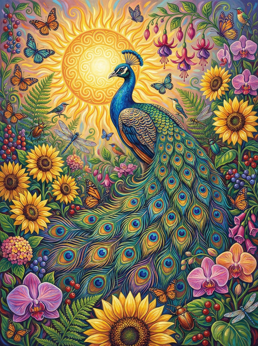 Peacock Garden Paradise (80 Colours)