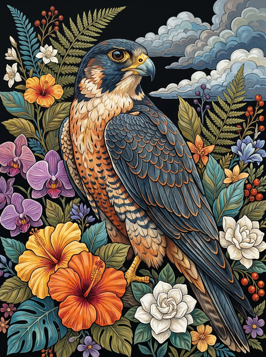 Peregrine Falcon Flora (120 Colours)