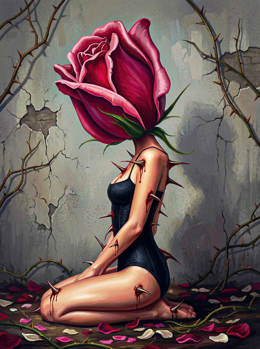 Pink Rose Thorn Maiden (120 Colours)
