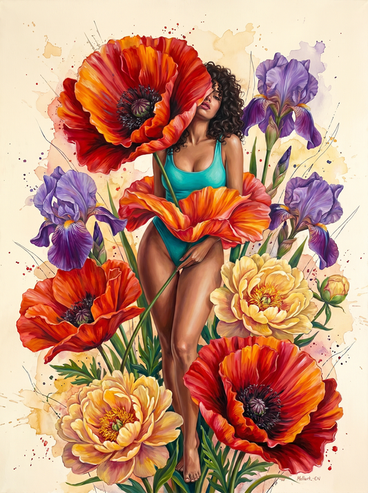 Poppy Garden Goddess (120 Colours)