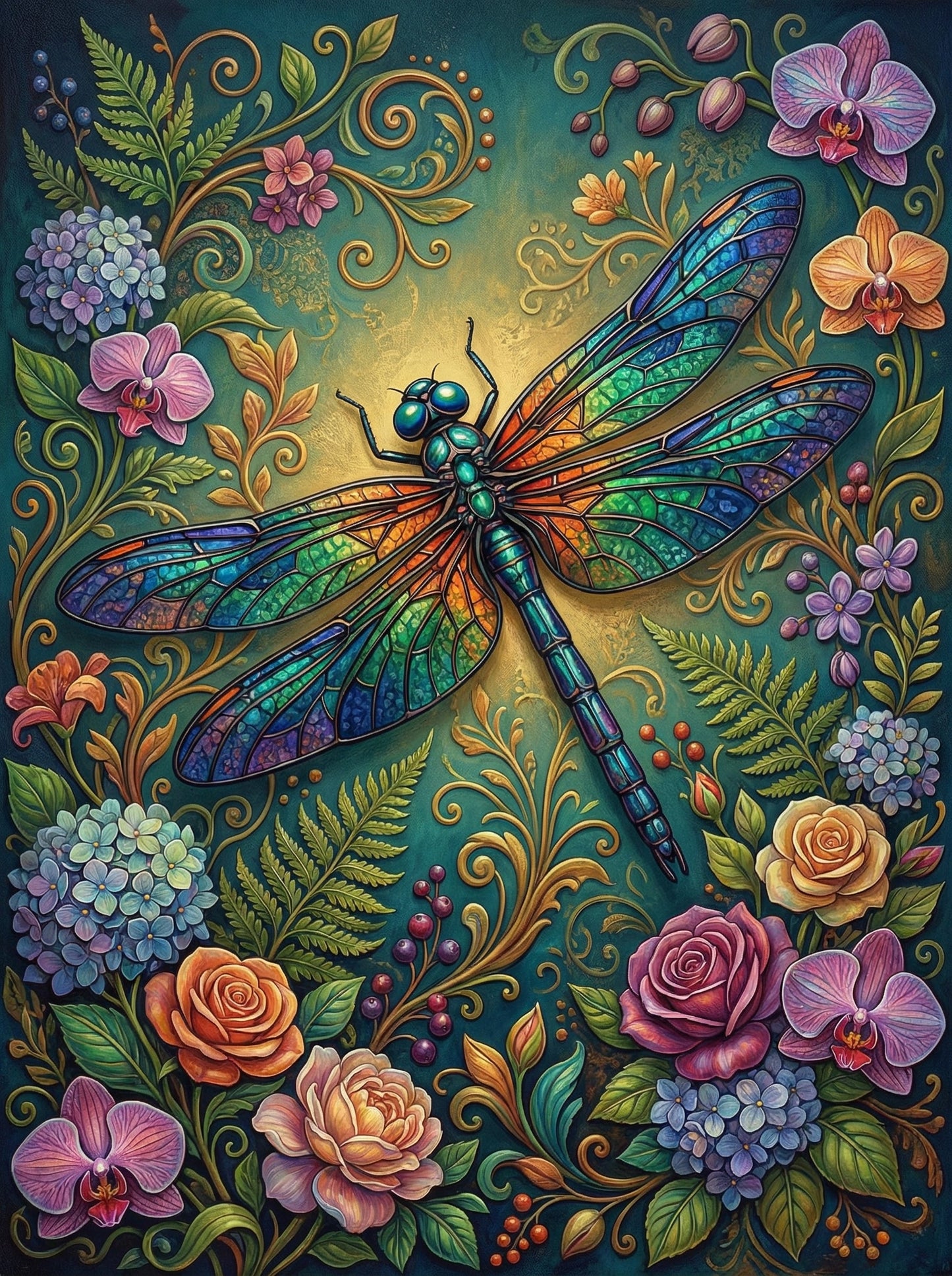 Rainbow Dragonfly Garden (120 Colours)