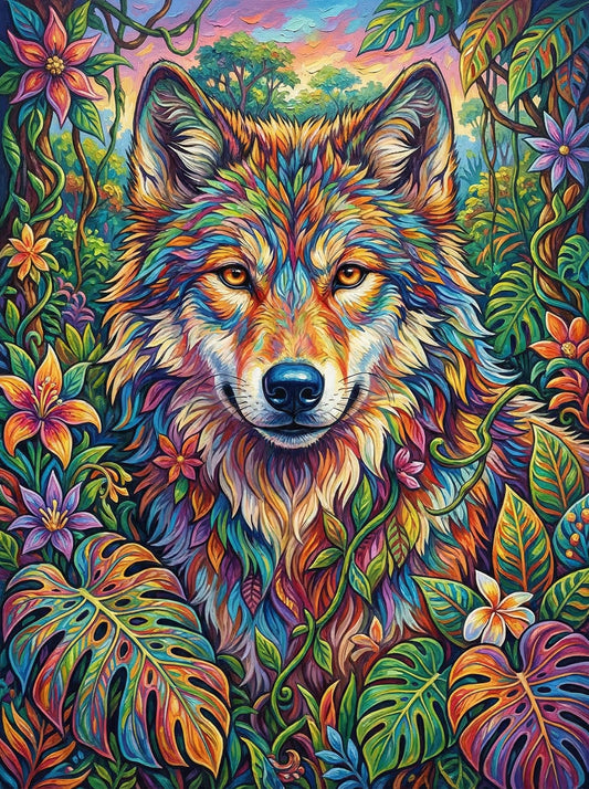 Rainbow Wolf Garden (120 Colours)