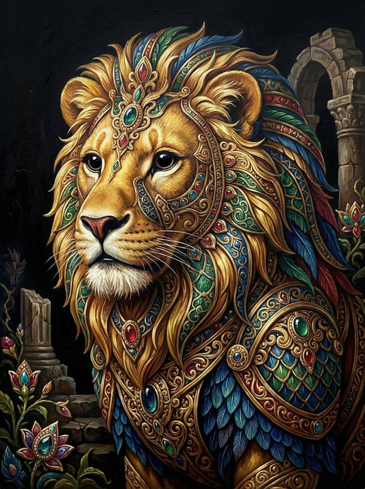 Regal Decorated Lion (120 Colours)