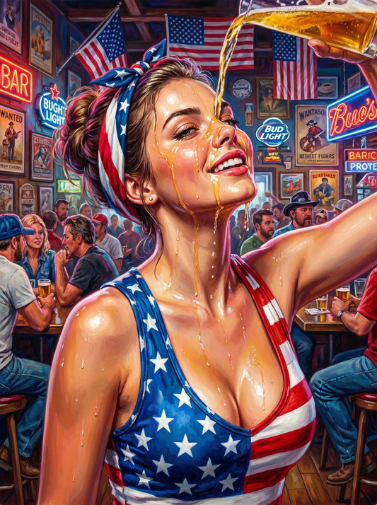 Retro American Bar (80 Colours)