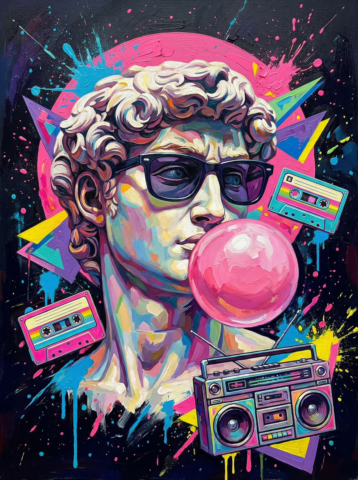 Retro Statue Bubblegum (80 Colours)