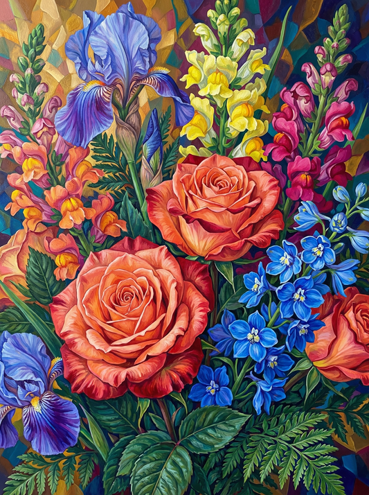Rose And Iris Garden (120 Colours)