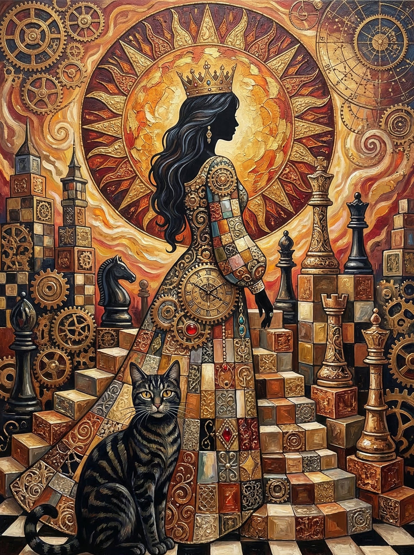 Royal Queen Cat (120 Colours)