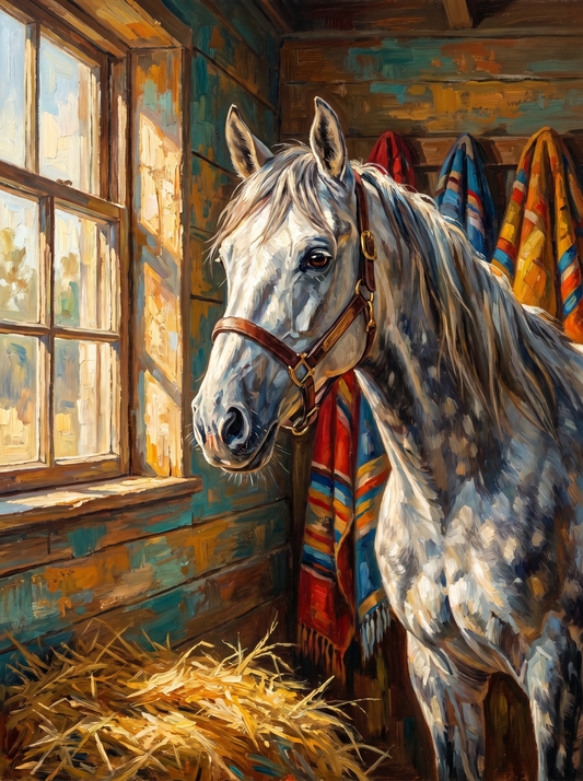 Rustic Window Pony (80 Colours)