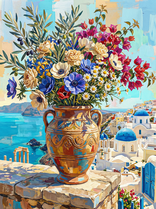 Santorini Seaside Bouquet (120 Colours)