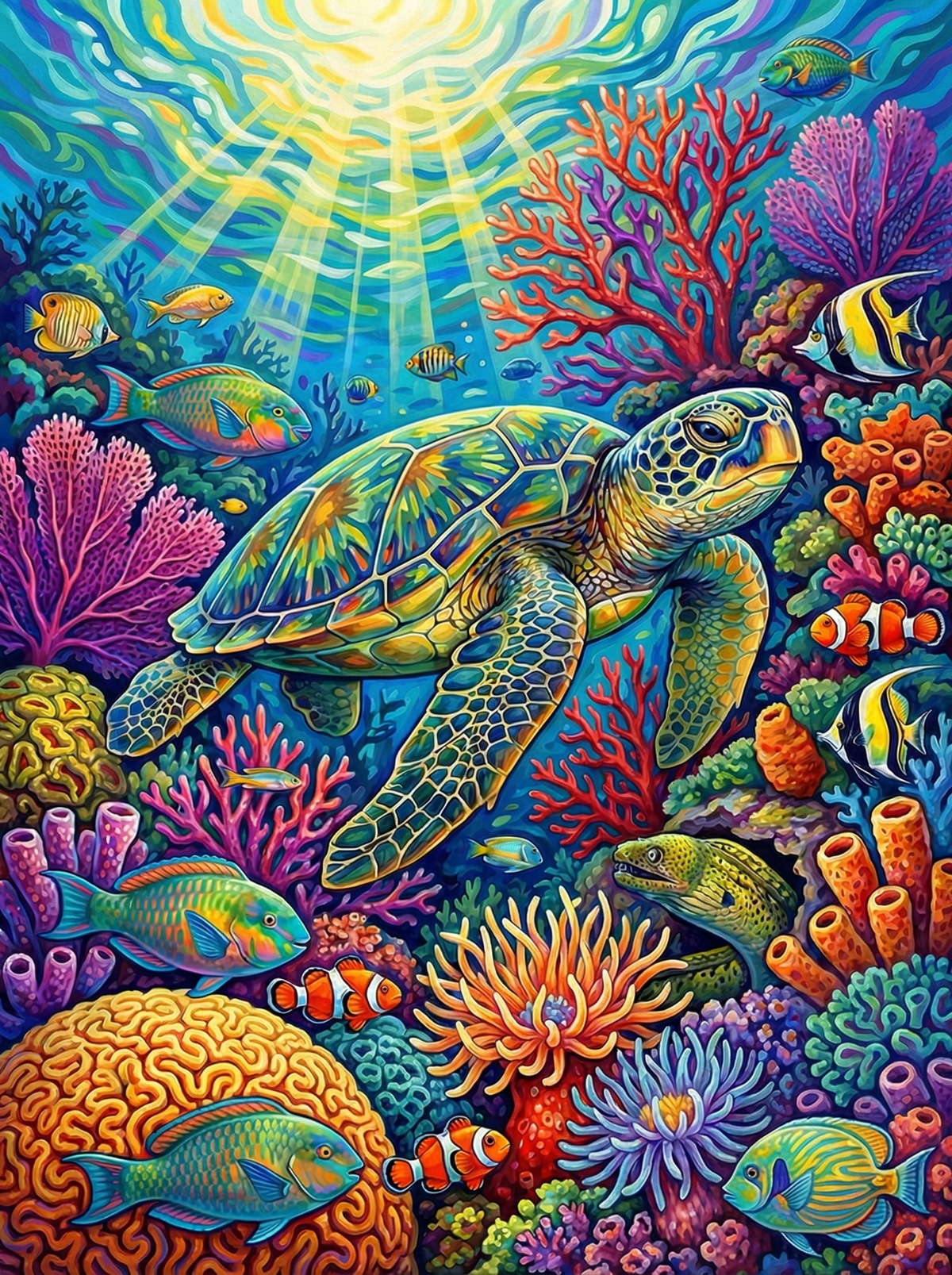 Sea Turtle Paradise (120 Colours)